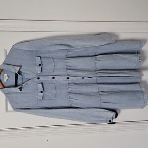 Adorable Umgee Denim mini dress! Size L.  Small on me.